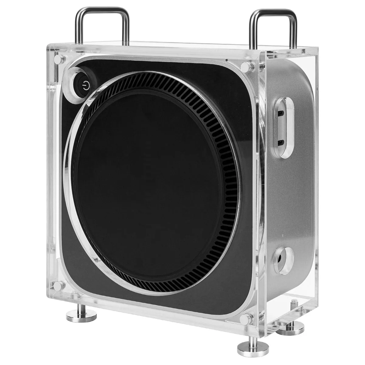 Geekria Geekria Chassis Stand Transparent 2 in 1 accessory for Apple 2024 Mac mini M4 M4 Pro — product photo