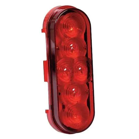 Maxxima Maxxima M63346R Stop/Tail/Turn Light, 6 LED, Oval, Red, Machine Shop Hardware — product photo