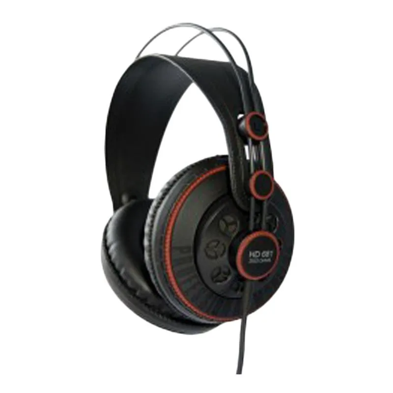 Superlux HD-681 semi-open studio headphones, black finish