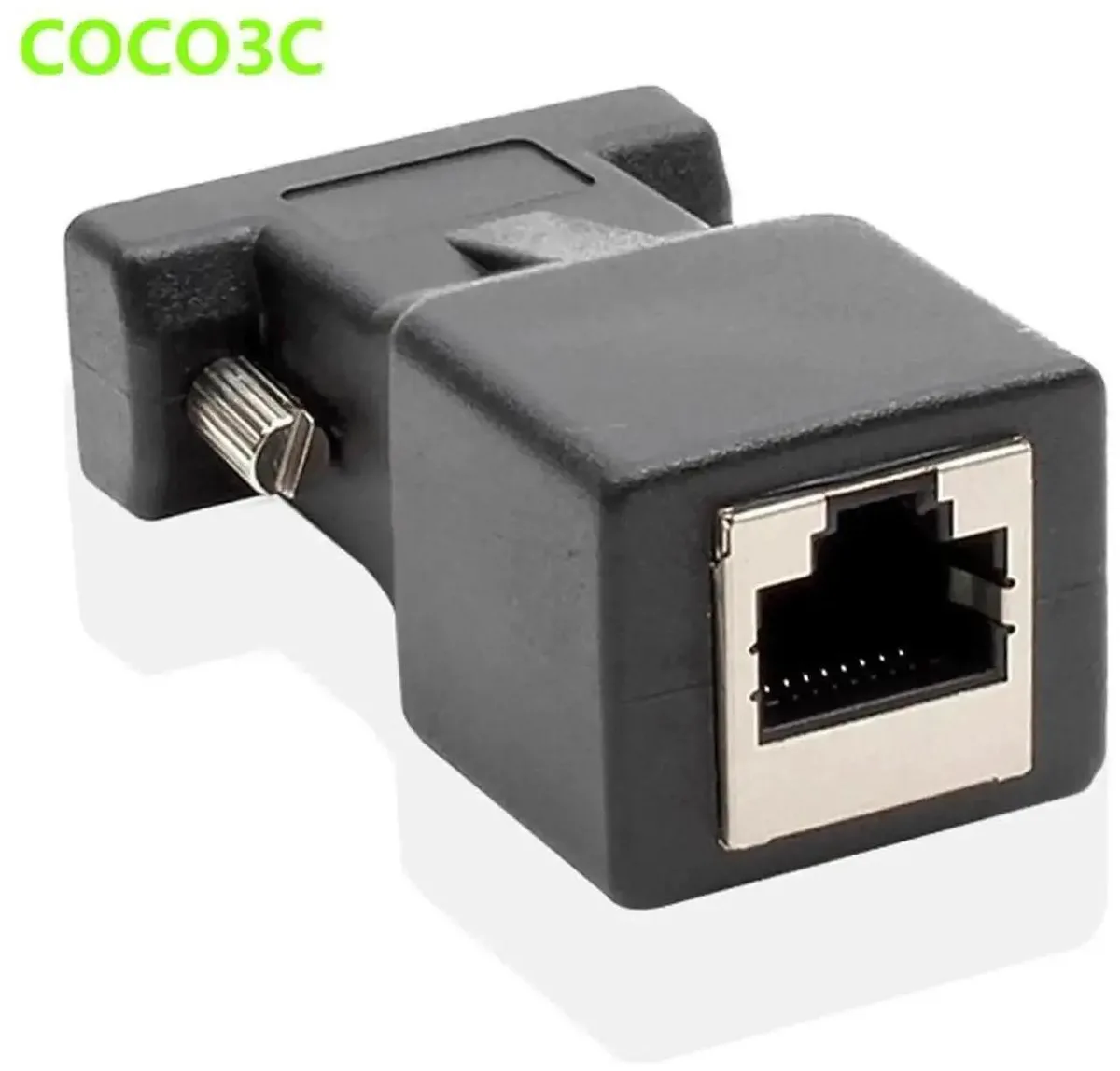 SMUGDESK SMUGDESK DB9 RS232 Female to RJ45 Female Adapter — product photo