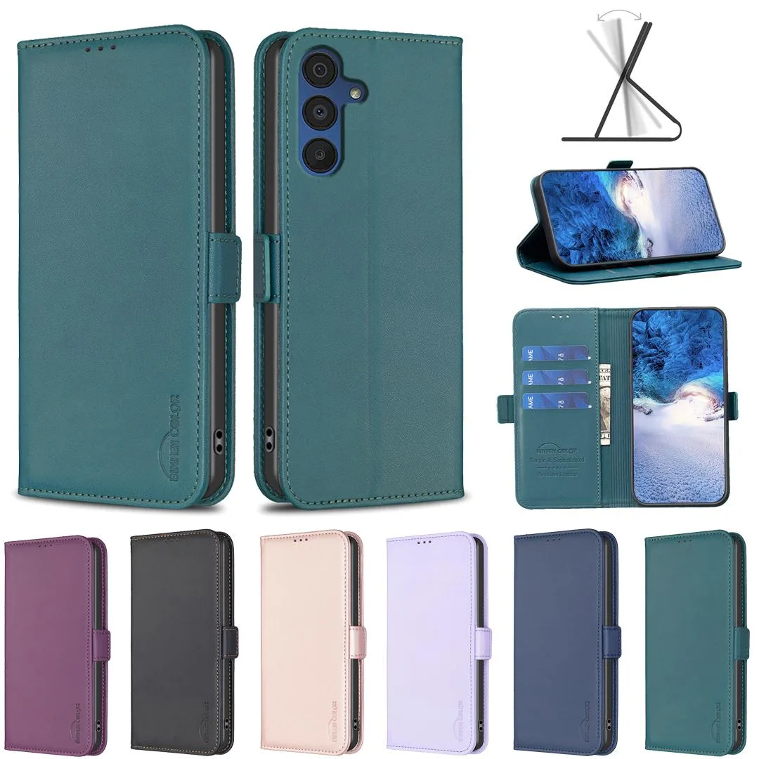 JJ & D JJ & D Flip Leather Case for Samsung Galaxy A56 5G Green — product photo