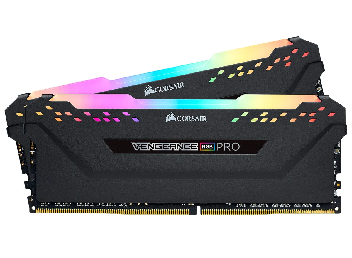 Corsair Corsair CMW32GX4M2D3600C18 Vengeance RGB Pro 32GB (2 x 16GB) DDR4 3600 desktop RAM — product photo