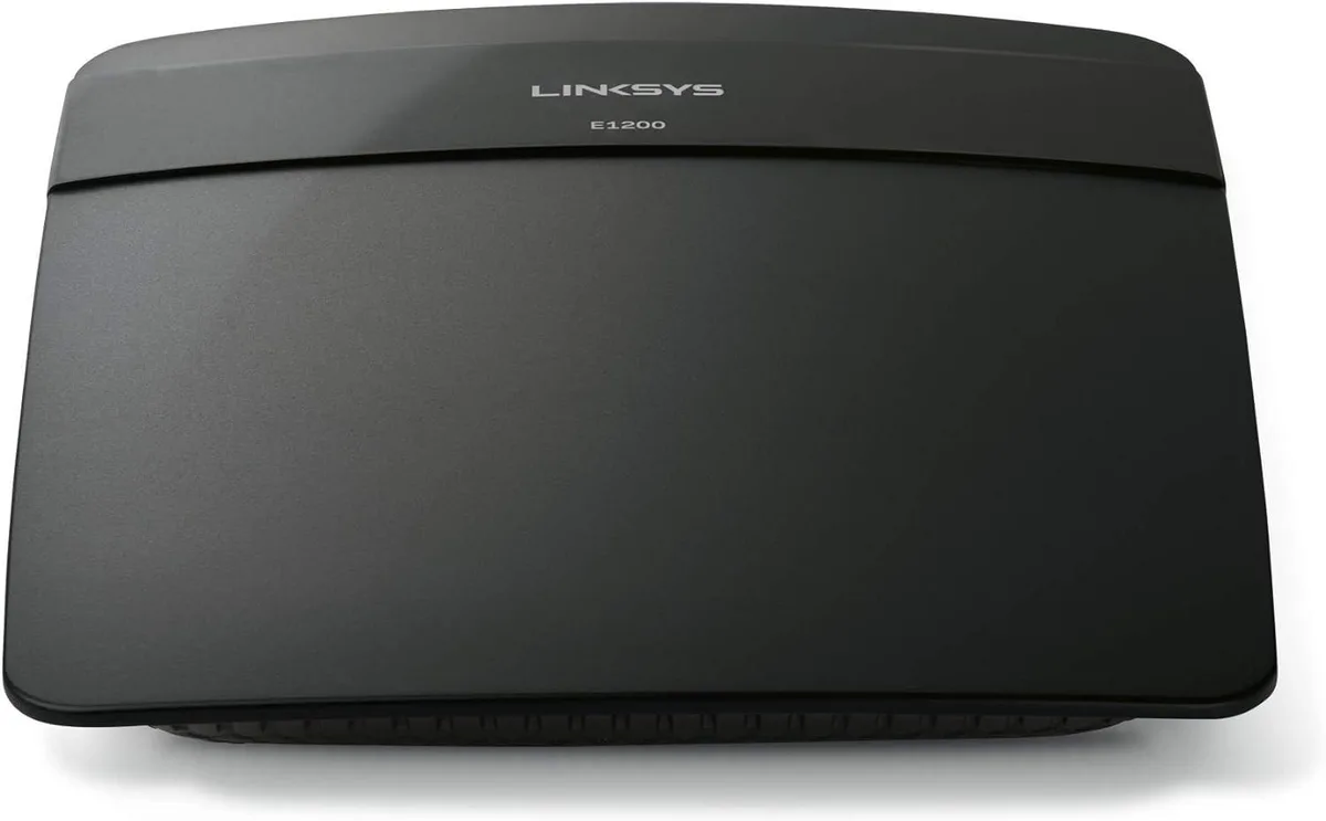 Linksys Linksys E1200 N300 wireless router 300 Mbps 802.11n — product photo
