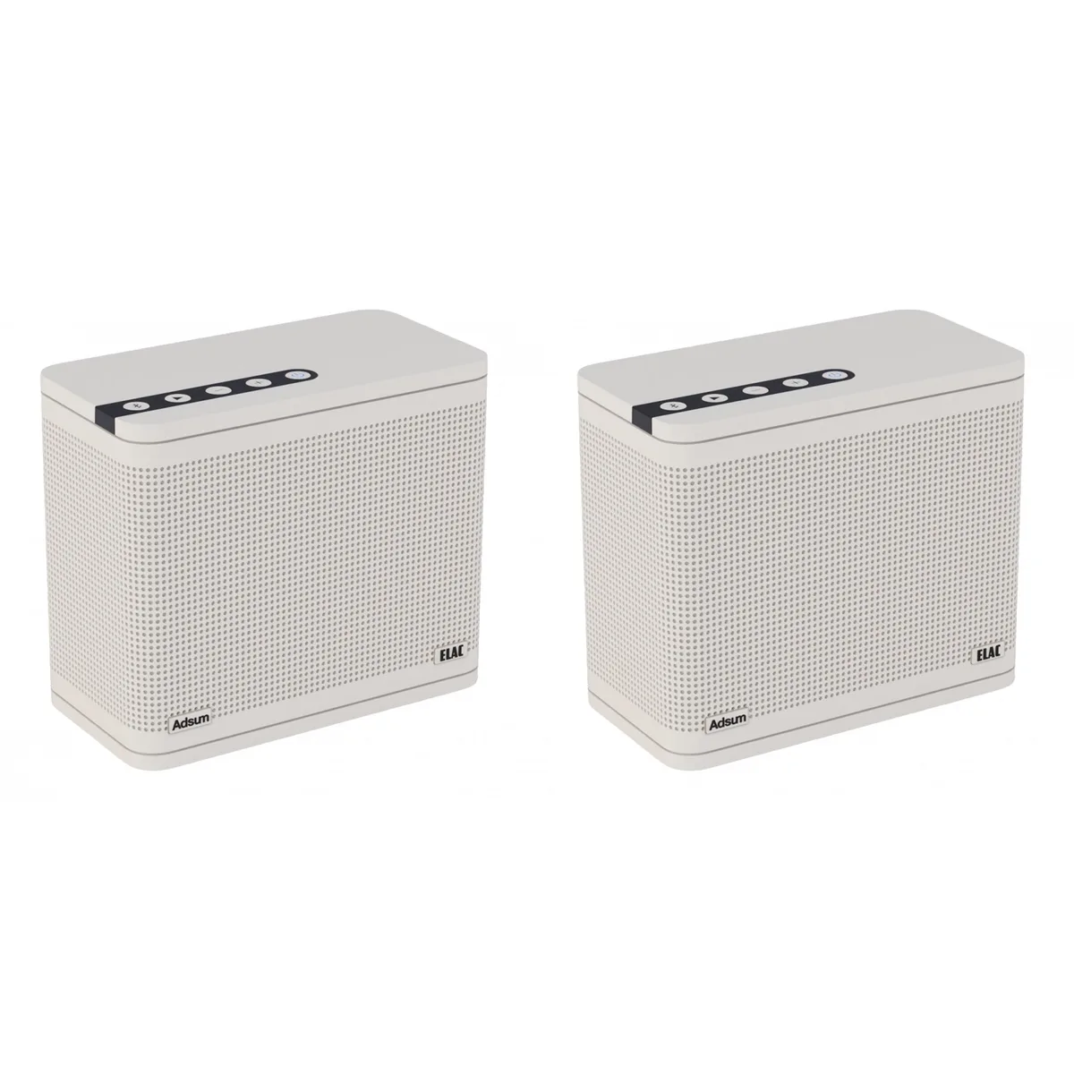 Elac Elac Nava 100 White portable Bluetooth speaker pair — product photo