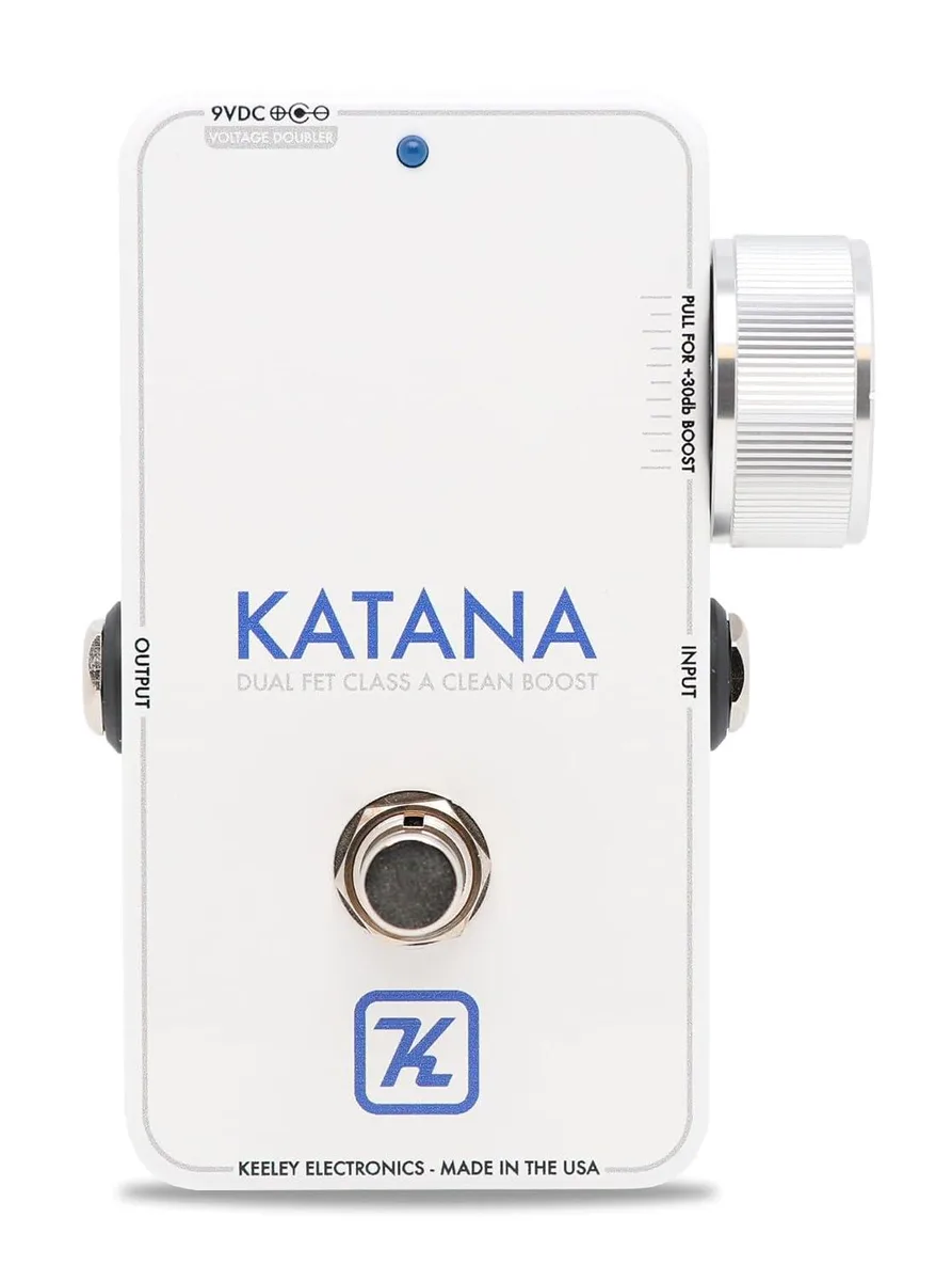 LORDWORLD LORDWORLD Katana Clean Boost Throwback White 35dB Effect — product photo
