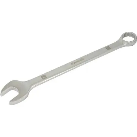32mm 12-point combination wrench, mirror chrome finish