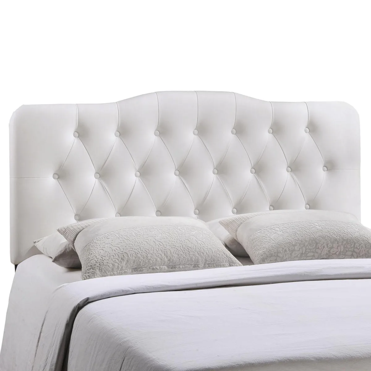 Modway Furniture Modway Furniture Annabel Queen Upholstered Vinyl Headboard White — product photo