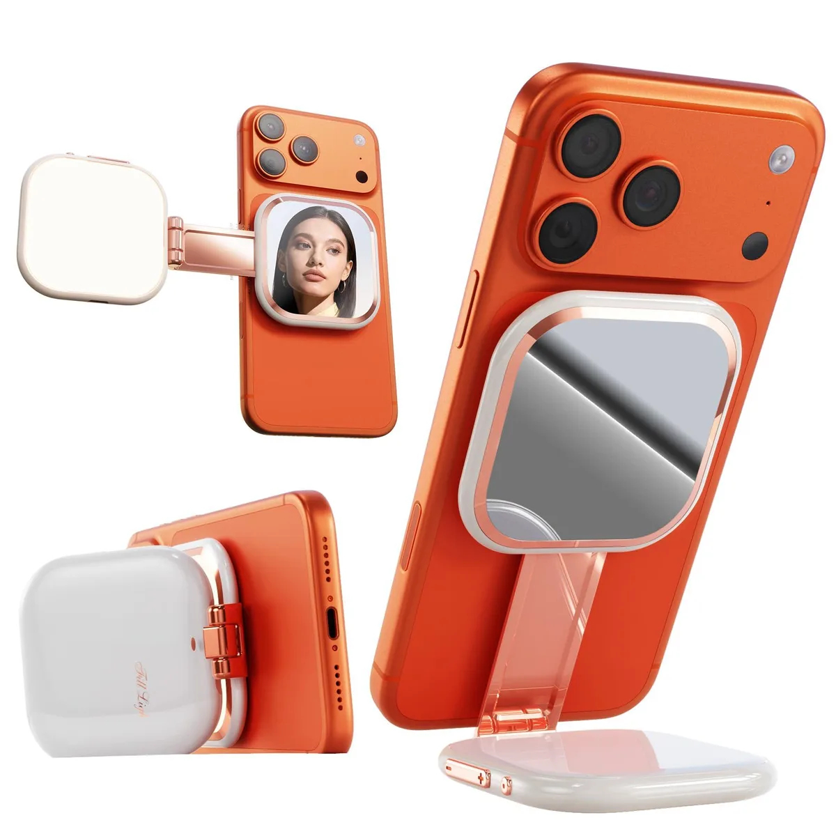  Neewer Selfie Light-D8 49 LED CRI90 Magnetic Light Mirror Stand — product photo