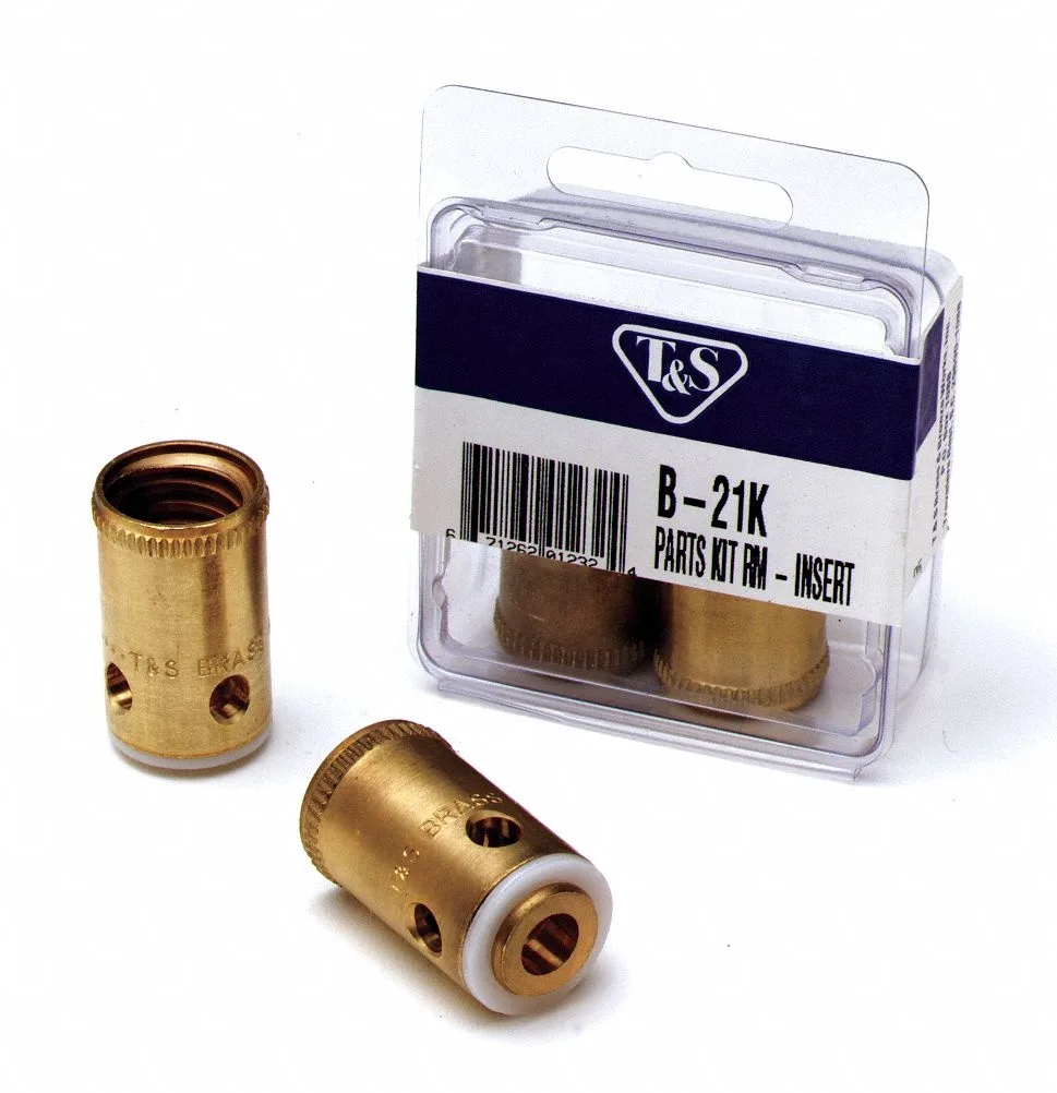 T&S Brass B-21K spindle kit with left and right inserts and gaskets