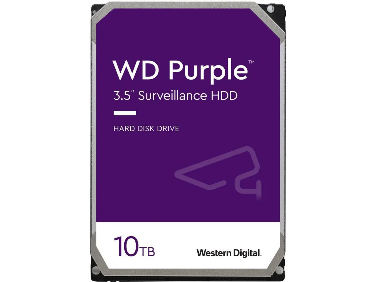 Western Digital Western Digital WD102PURZ 10TB 7200 RPM 256MB SATA 6.0Gb/s 3.5" internal hard drive — product photo