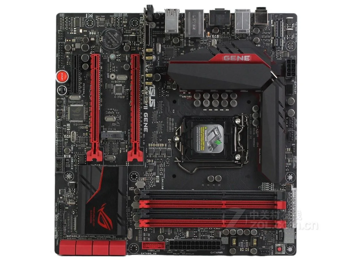 ASUS ASUS MAXIMUS VII GENE Z97 LGA 1150 DDR3 32GB Micro ATX Intel motherboard — product photo
