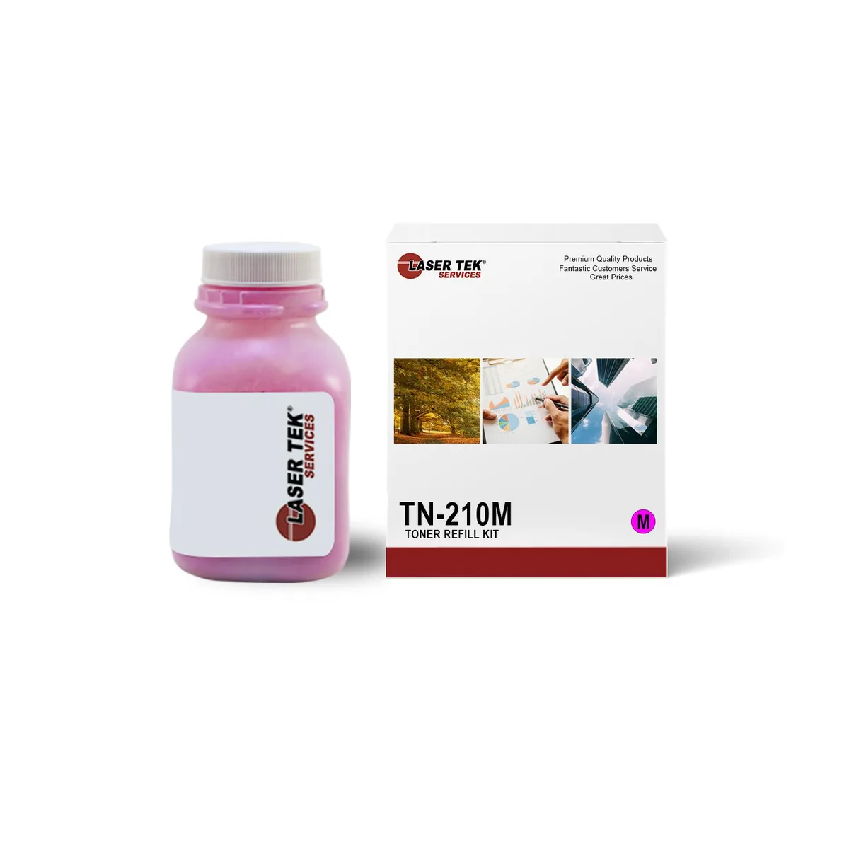 Laser Tek Services Laser Tek Services Magenta Toner Refill 124A Q6003A — product photo