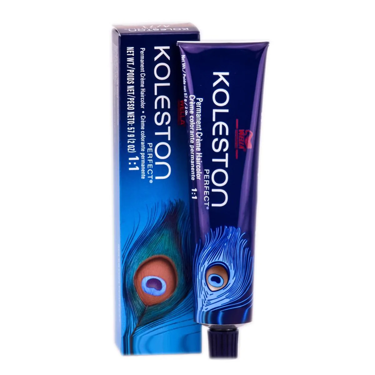 Wella Wella Koleston Perfect 7/17 Medium Blonde Ash Brown 60ml hair care — product photo