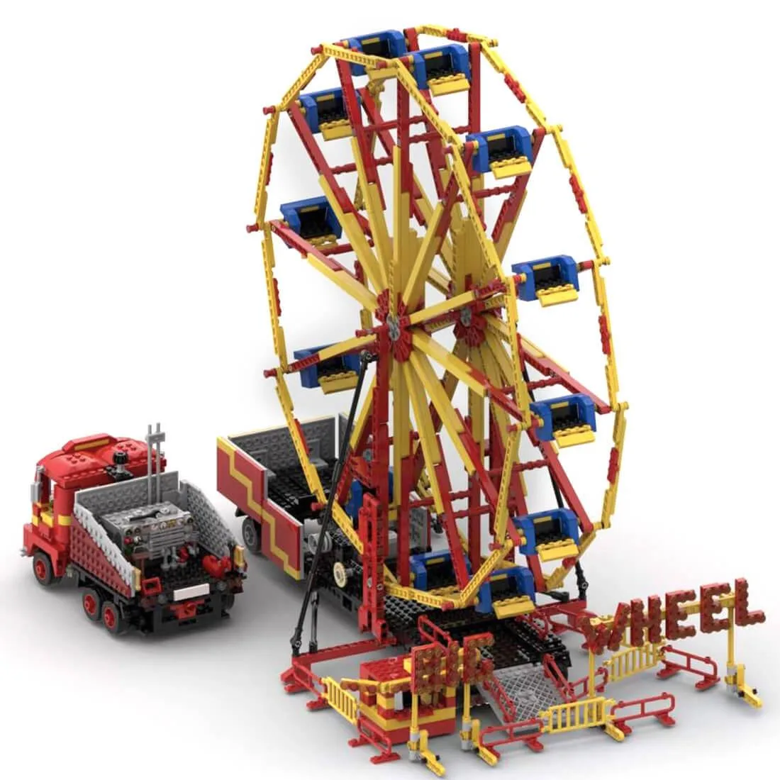 ZITIANYOUBUILD ZITIANYOUBUILD MOC-58005 Fairground Big Wheel 2206 Parts — product photo
