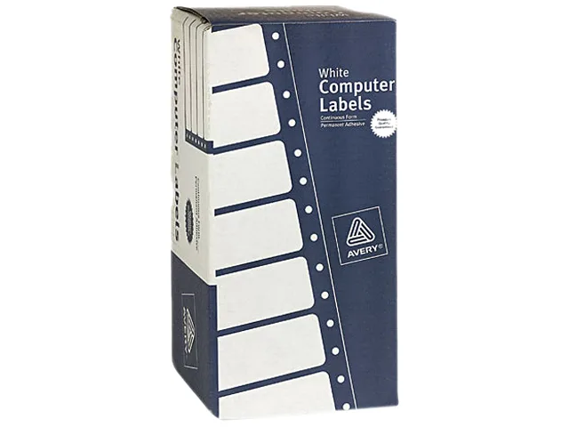 Avery Avery 4076 Label 1 Across 2-15/16 x 5 White 3000/Box — product photo