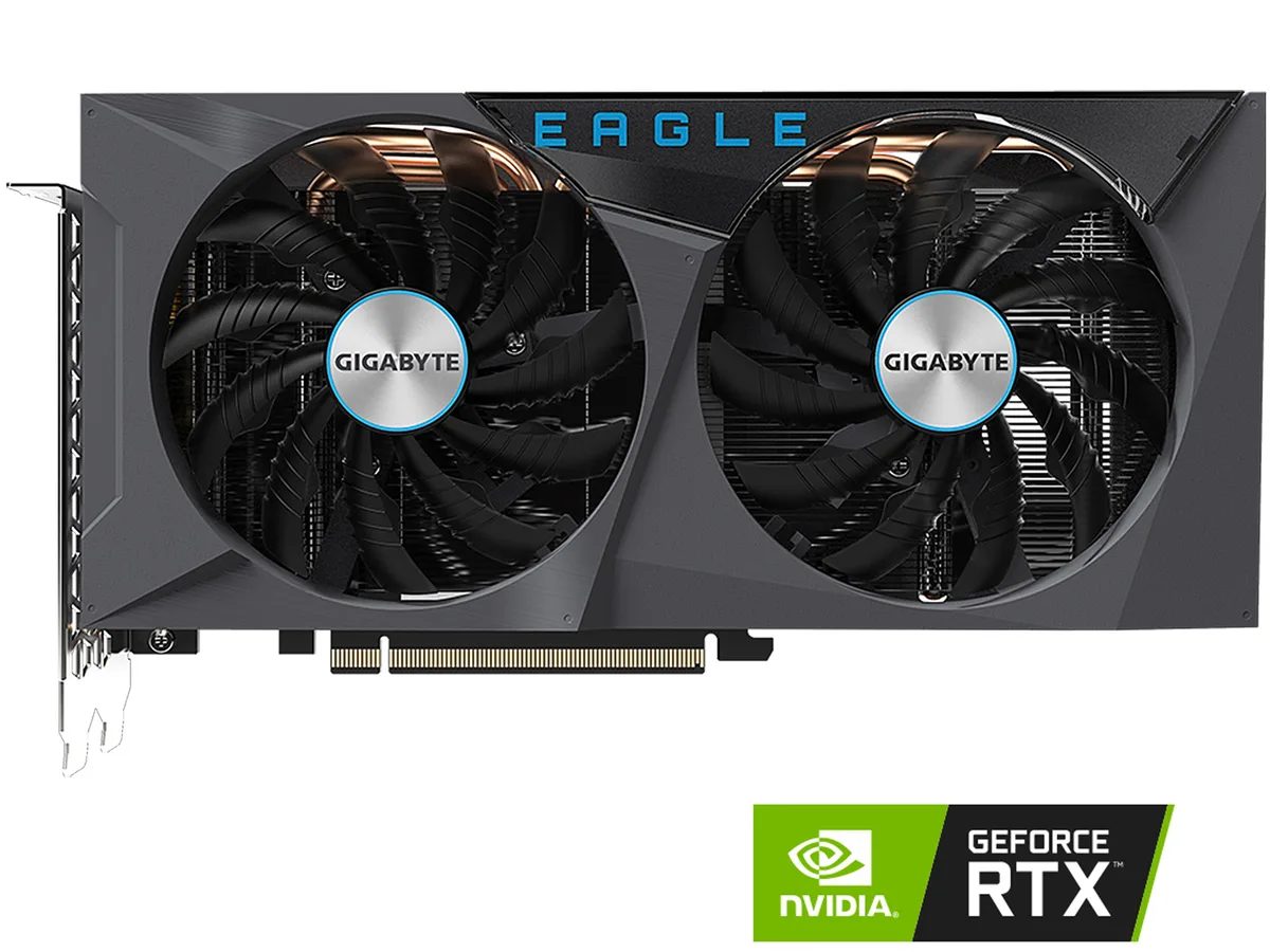 GIGABYTE GIGABYTE GV-N3060EAGLE-12GD GeForce RTX 3060 12GB graphics card — product photo