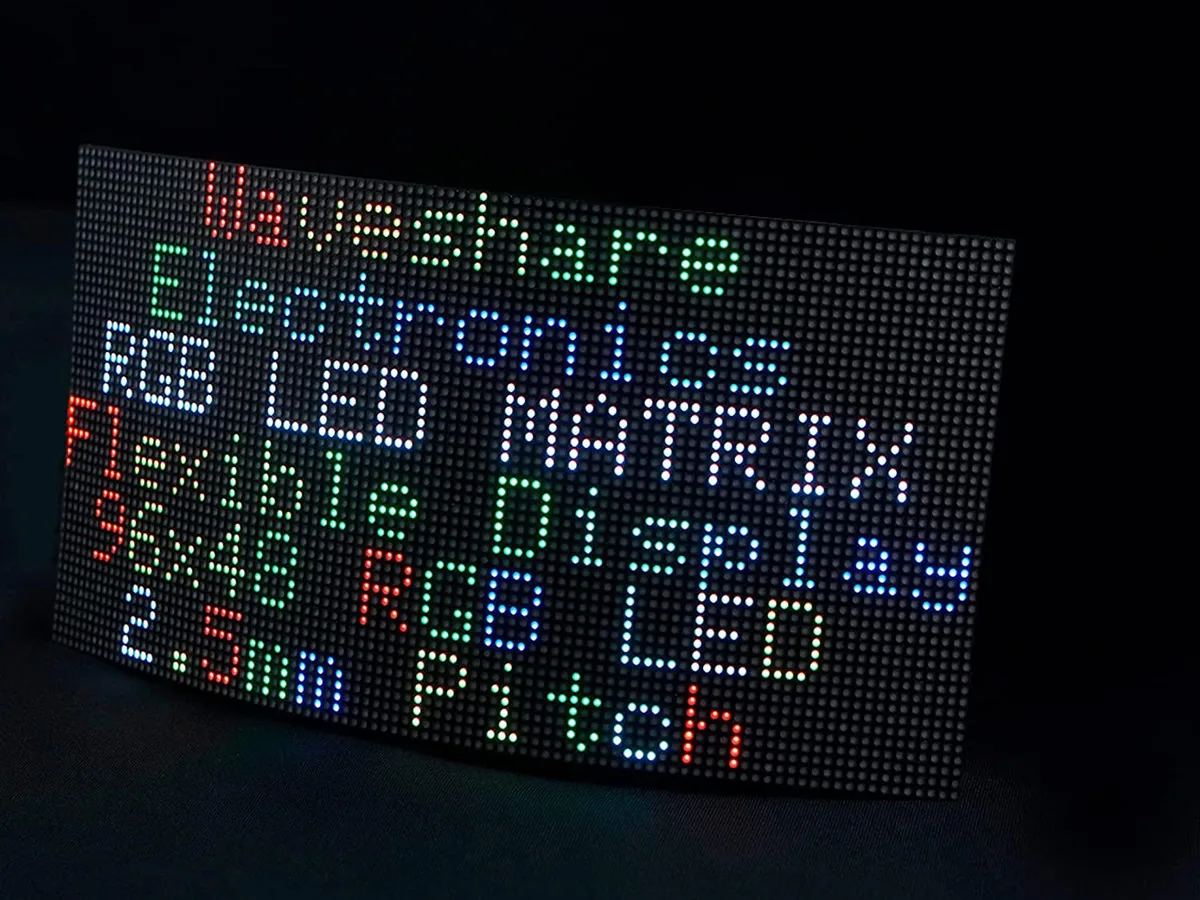 WaveShare WaveShare Flexible RGB LED Matrix Panel 96×48 2.5mm Pitch 4608 LEDs — product photo