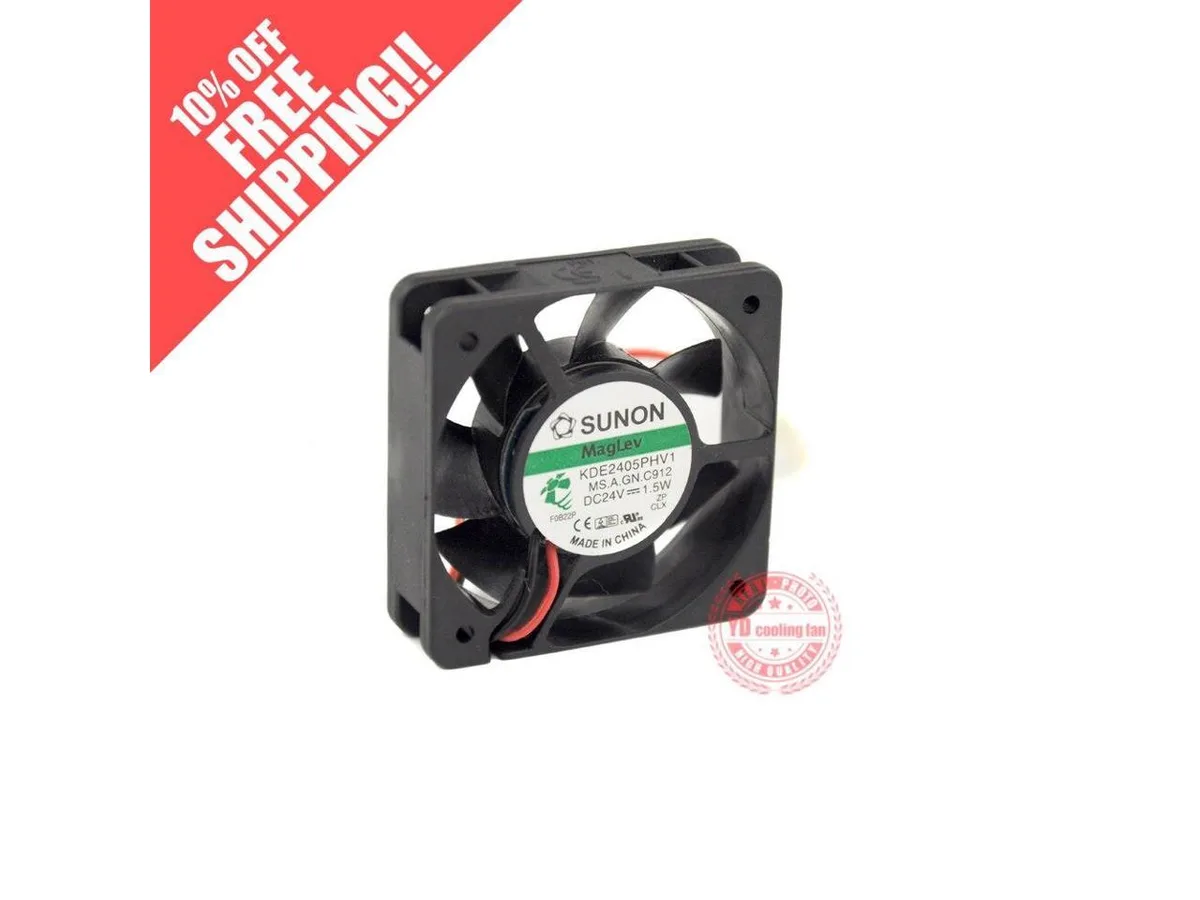 Small square 5015 Maglev case fan with two wires