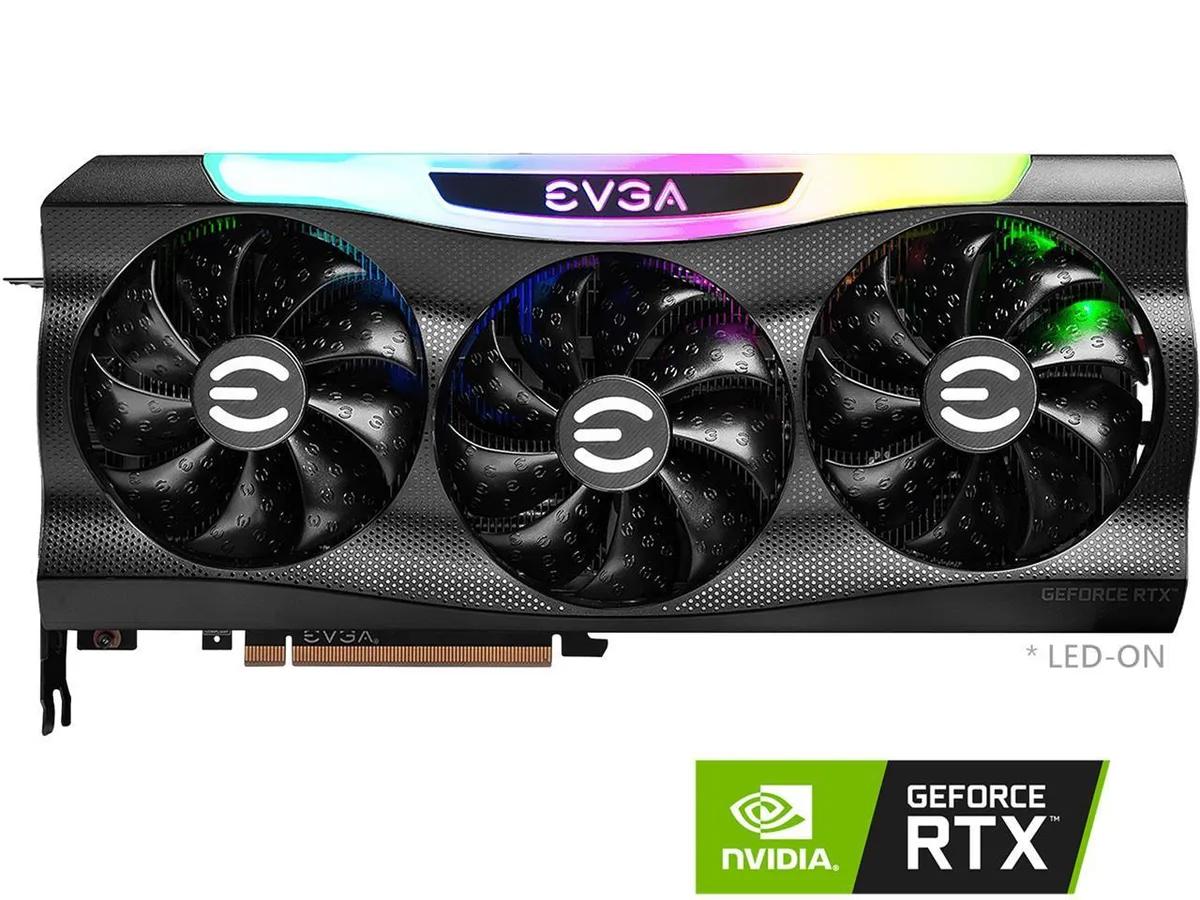 EVGA EVGA GeForce RTX 3070 Ti FTW3 Ultra graphics card — product photo