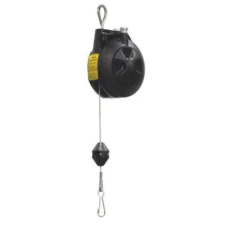 Reelcraft TB 03 tool balancer, composite housing with zinc-plated steel cable and swivel hook