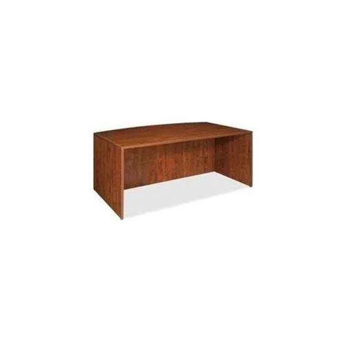Lorell Lorell 69406 Bowfront Desk Shell 72x36x29.5 Cherry office furniture — product photo