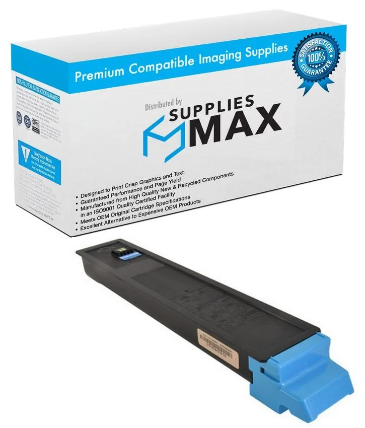 SuppliesMax SuppliesMax Cyan Toner Cartridge 6000 Pages TK-8117C — product photo