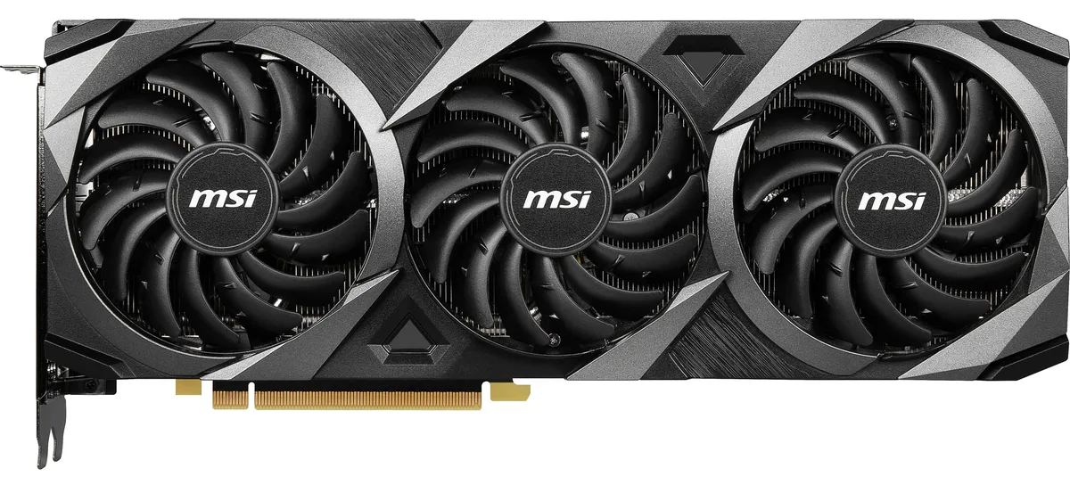 MSI MSI 3080tiVentus3X12GOC graphics card — product photo