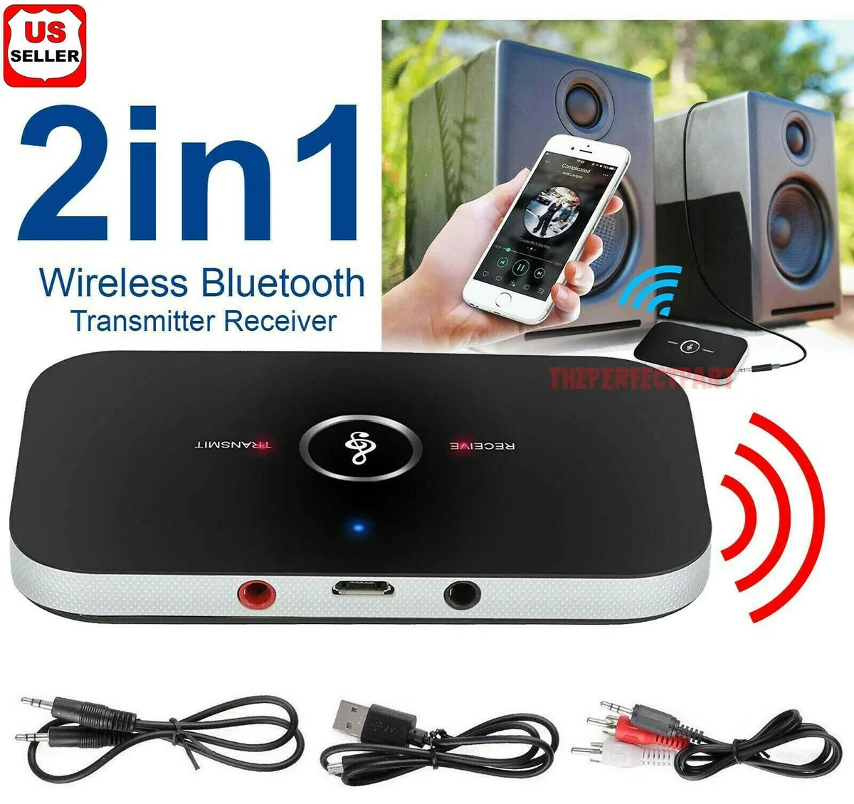 xfactory xfactory FX#202855344155 Bluetooth Adapter 2in1 Transmitter Receiver — product photo