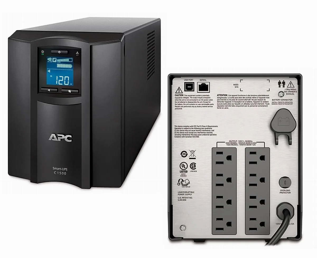APC APC Smart-UPS SMC1000 1000VA 600W 120V Tower UPS — product photo