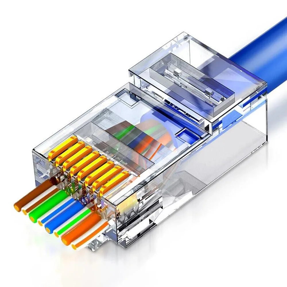  Zebra ARC6-U11-050-ZL Cat6 RJ45 Pass-Through Connector 50-Pack — product photo