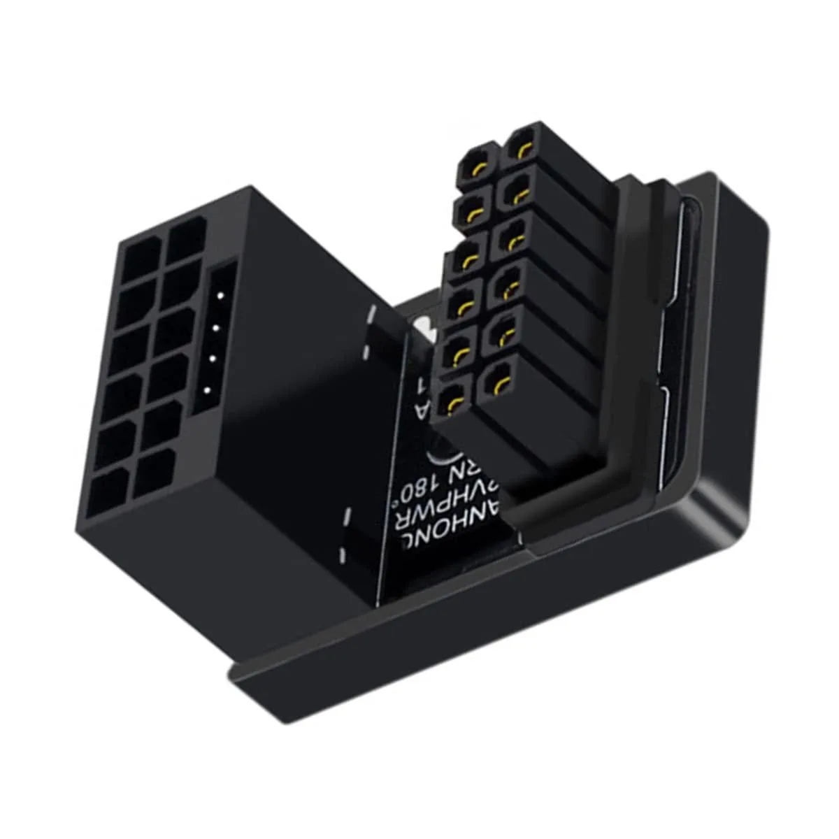 Vszerda Vszerda 12VHPWR ATX 3.0 PCIe 5.0 12+4 Pin to 16 Pin Down Angled 360° U-Shape Adapter — product photo