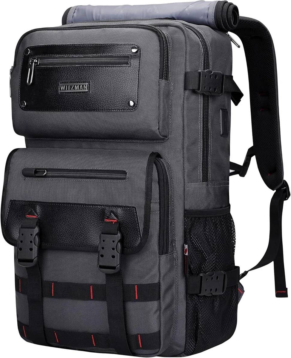 BFKK BFKK Carry On Travel Backpack 17 Inch Laptop Silvery Grey — product photo