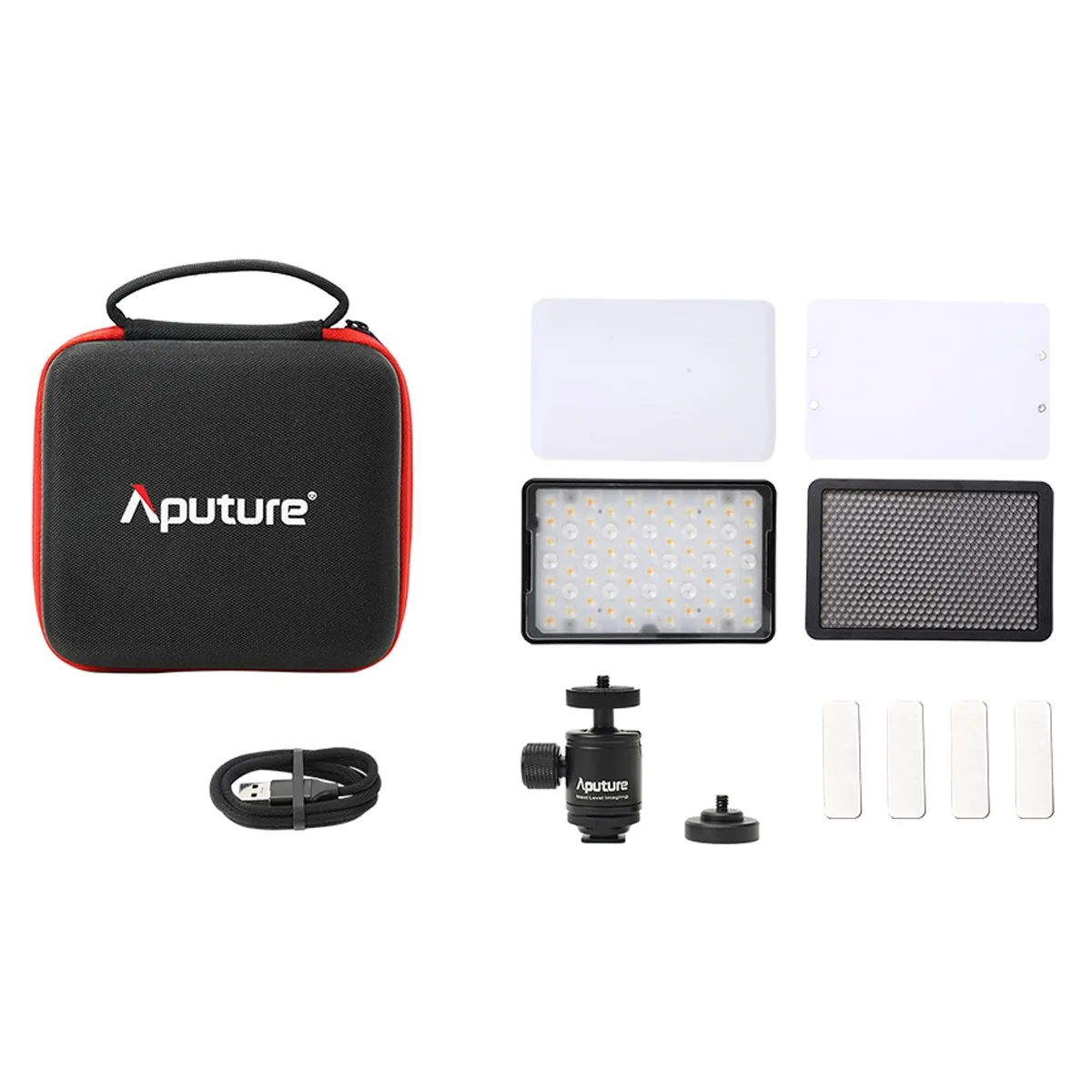 Aputure Aputure MC Pro RGBWW mini LED panel 5W 45° lens 0.5 lbs — product photo