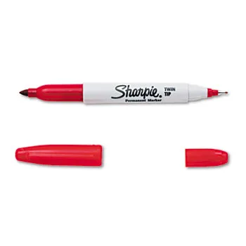 Sanford Sanford 32002 Twin Tip Permanent Marker Red Ultra Fine Fine 12 — product photo
