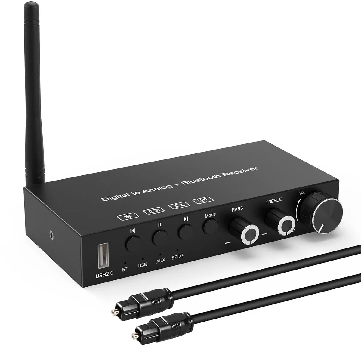 BFKK BFKK USB 192kHz DAC Headphone Amplifier SPDIF Toslink 3.5mm Bluetooth — product photo