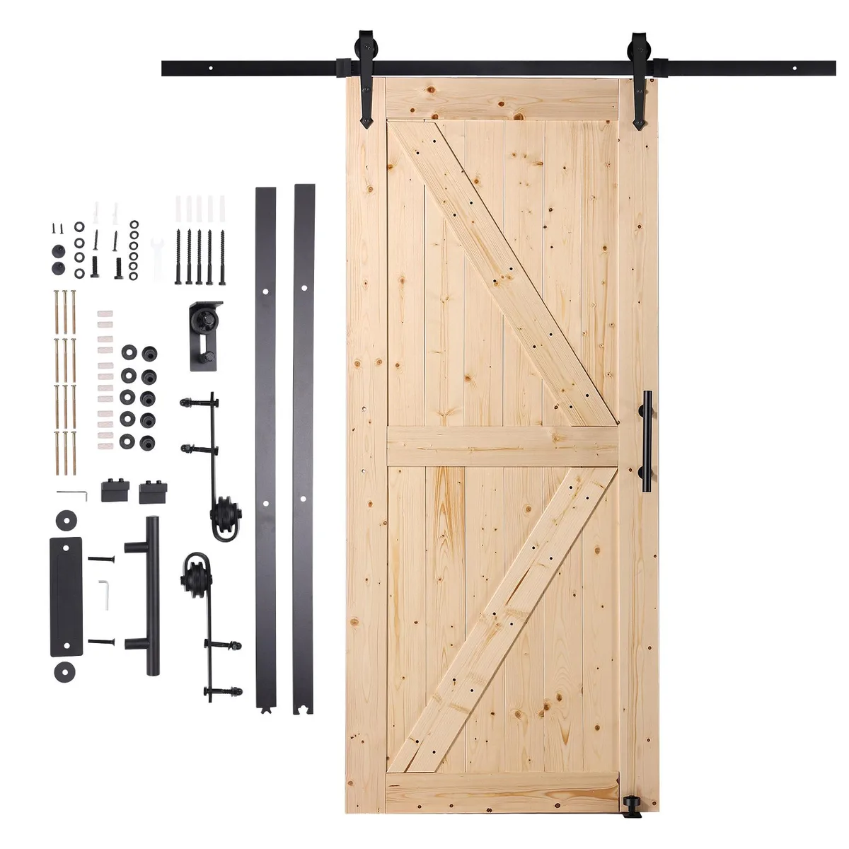 VEVOR VEVOR 36 x 84 in Spruce Barn Door Kit 36AK — product photo