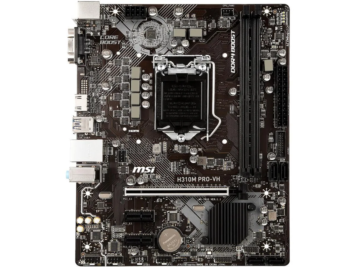 MSI MSI H310M PRO-VH LGA 1151 Intel H310 Micro ATX Motherboard — product photo