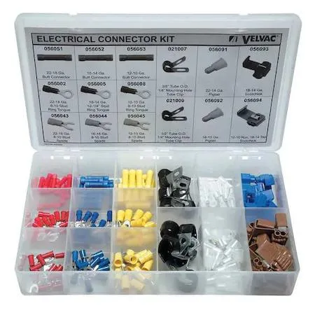 Velvac Velvac 056109 Crimp Connector Kit 10 AWG 170 Pieces — product photo