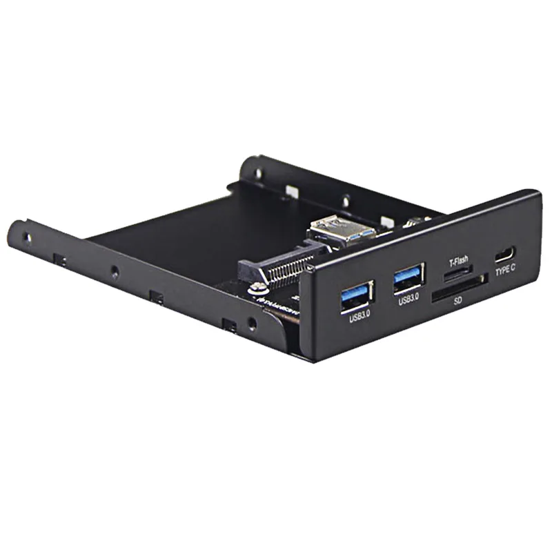 EN-Labs EN-Labs 3.5" Internal Card Reader USB 3.0 Type-C Hub Black — product photo