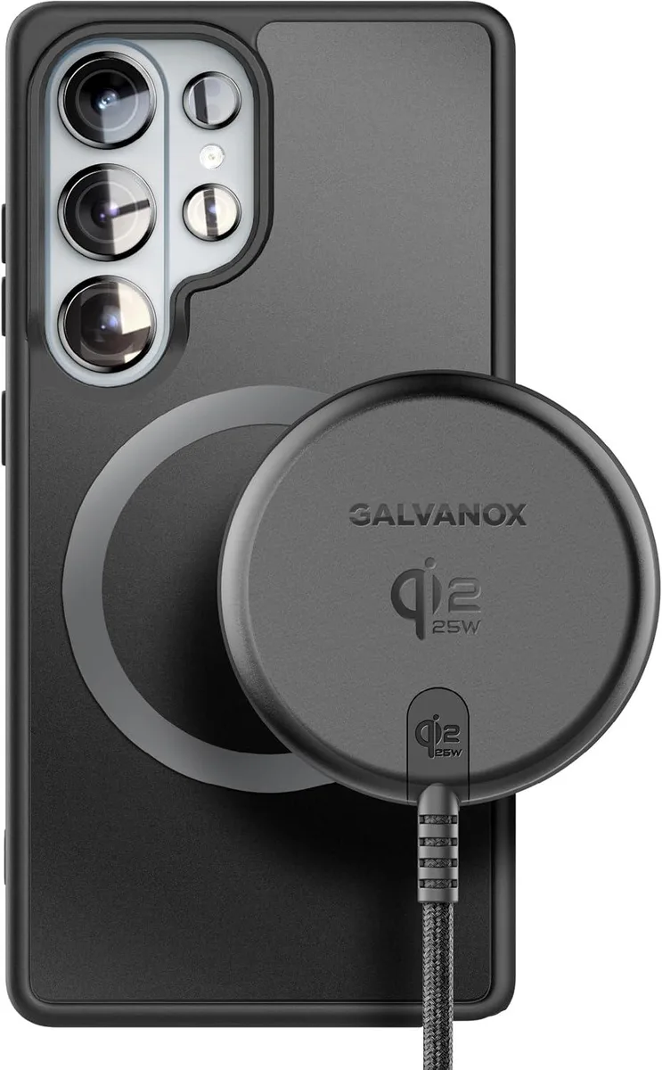 Luisport Luisport 25W Magnetic Wireless Charger Qi2.2 MagSafe 6ft USB-C Black — product photo