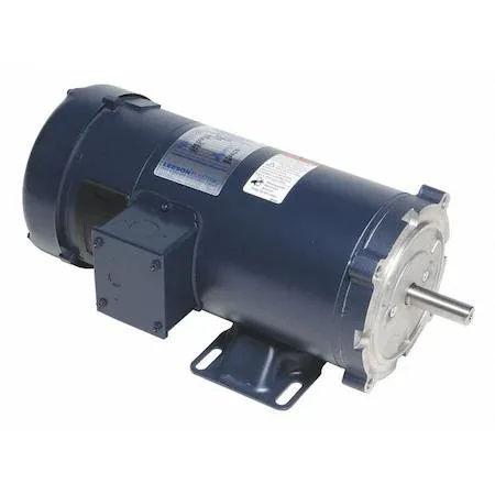 Leeson 108022.00 DC permanent magnet motor 56C frame transparent finish