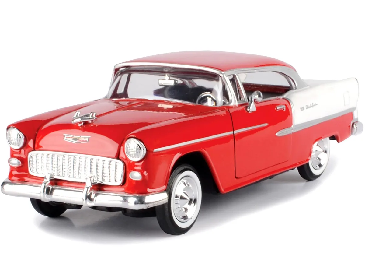 MOTORMAX MOTORMAX 1955 Chevrolet Bel Air Red 1/24 Diecast Vehicle — product photo