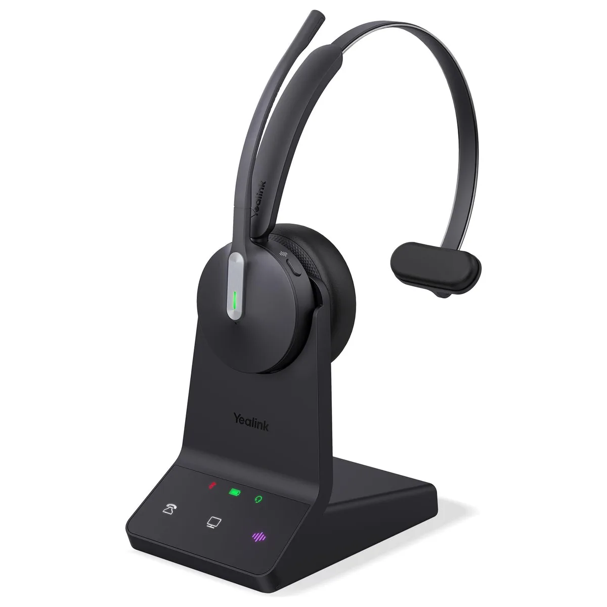 Yealink Network Technology Co., Ltd Yealink WH64 DECT Bluetooth headset 492ft 32hrs — product photo