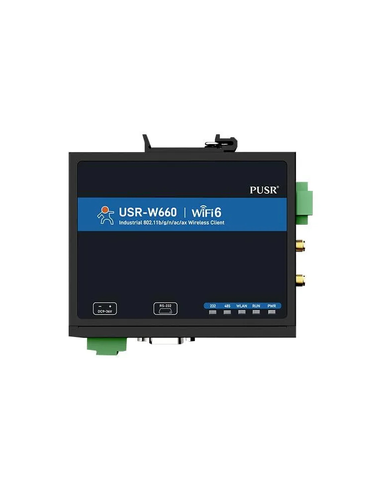 PUSR PUSR USR-W660 Dual Band Serial to WiFi6 Adapter — product photo