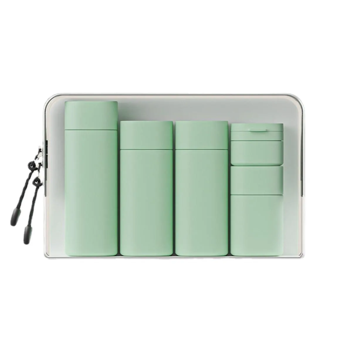  FANPOI Travel Bottles Set Green 5 Pack 100ml 80ml 50ml .5oz — product photo