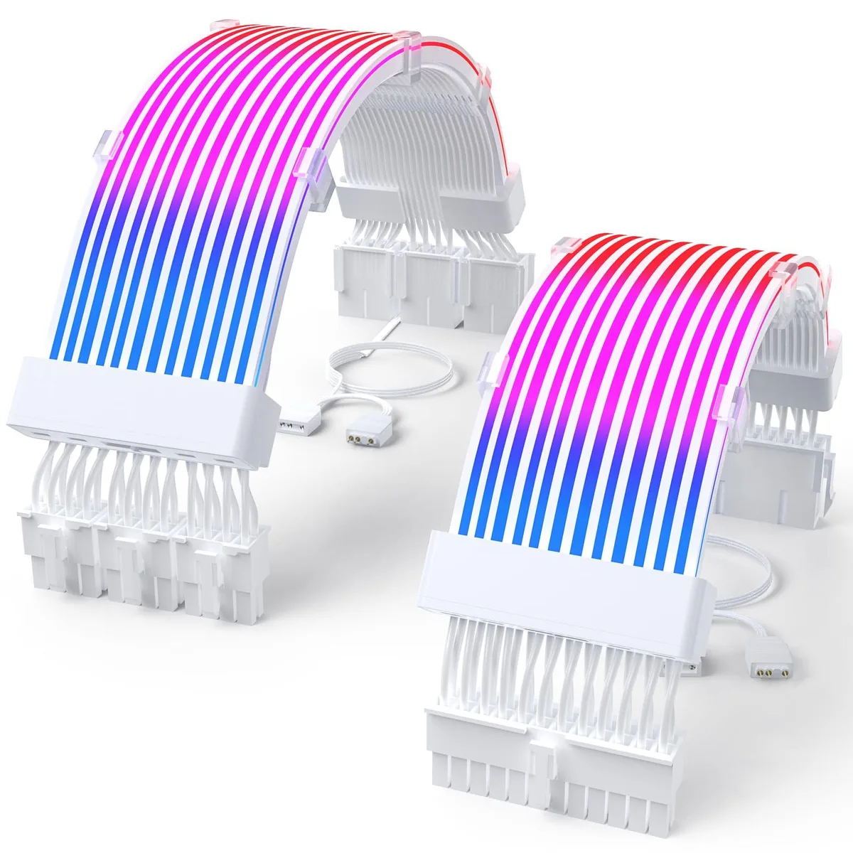 Vszerda Vszerda RGB PSU cable extension kit 16AWG 24 pin ATX triple 8 pin PCIe — product photo