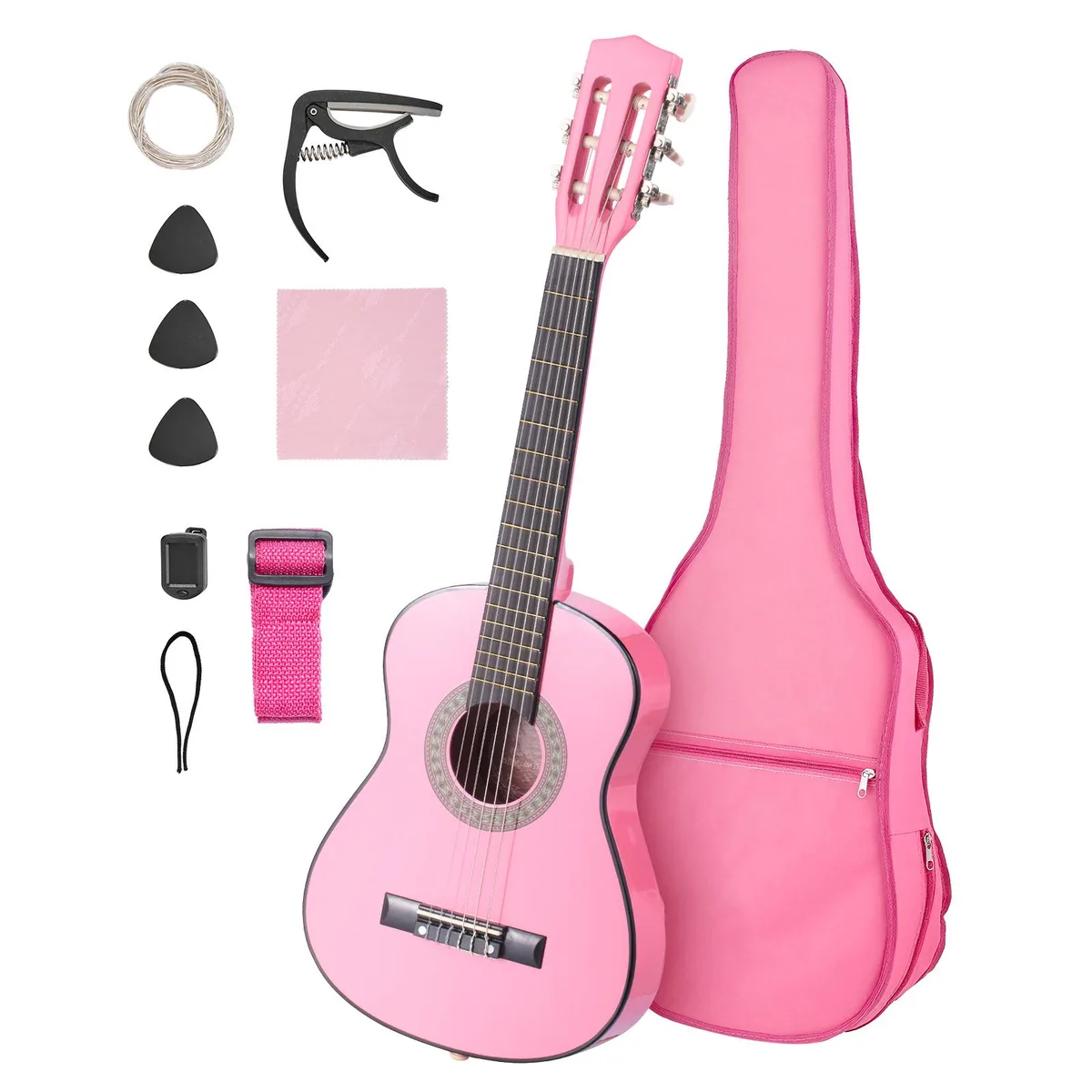 VEVOR VEVOR 30 Inch Classical Acoustic Guitar Pink M5126 — product photo