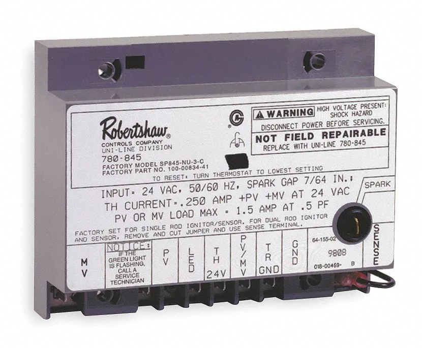 Robertshaw Robertshaw 780-845 Ignition Module Intermittent Pilot 24 V HVAC Control — product photo