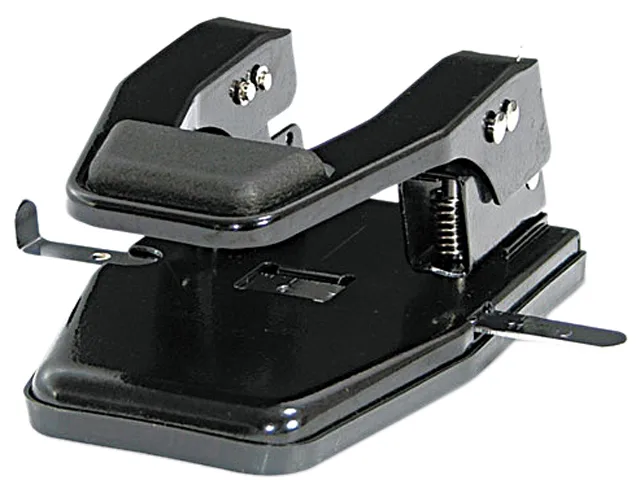 Master Master MP250 40-Sheet Two-Hole Punch 9/32" Black/Gray — φωτογραφία προϊόντος