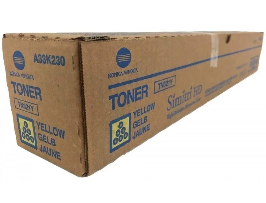 Konica Minolta Konica Minolta TN321Y Yellow Toner Cartridge 25000 Pages — fotografie produktu
